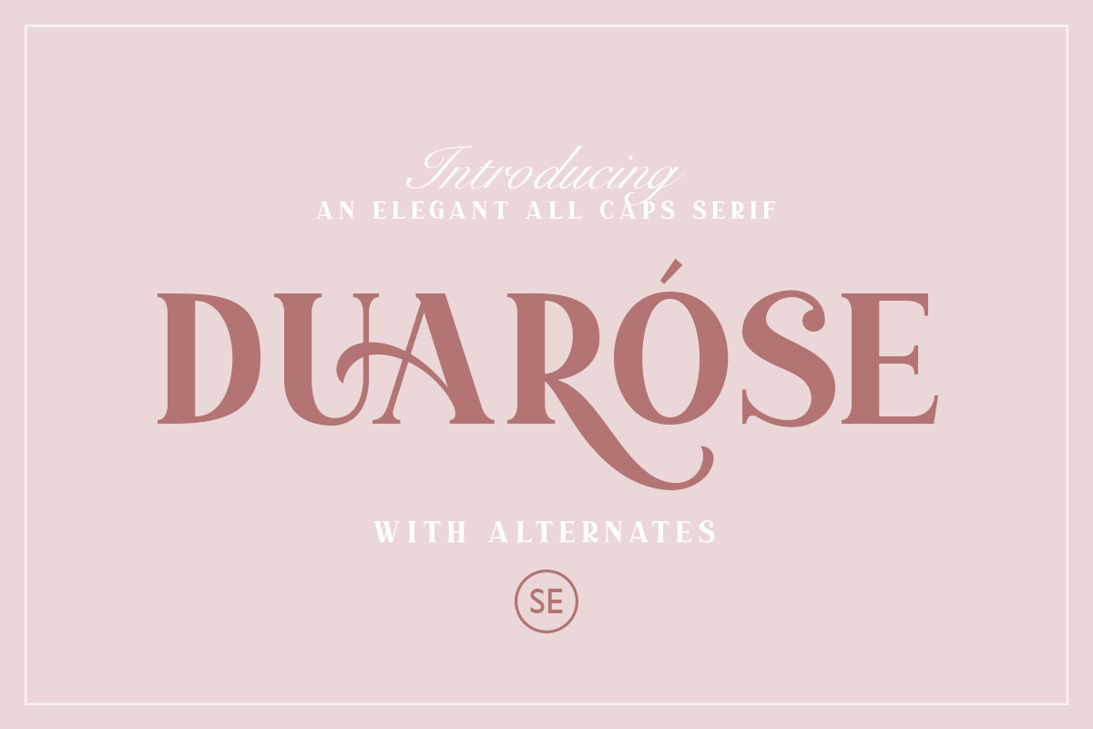 Przykład czcionki Duarose Serif